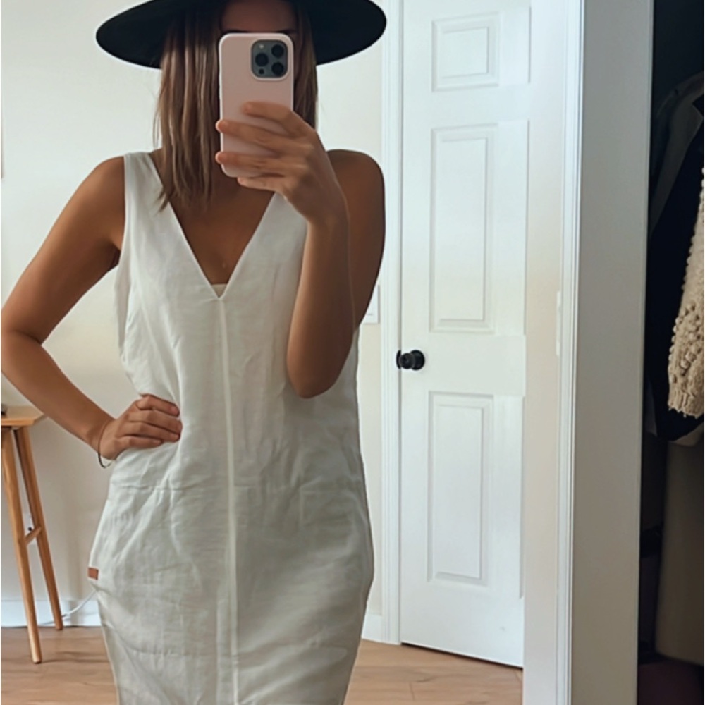 Lunya Linen & Silk Dress/Cover Up